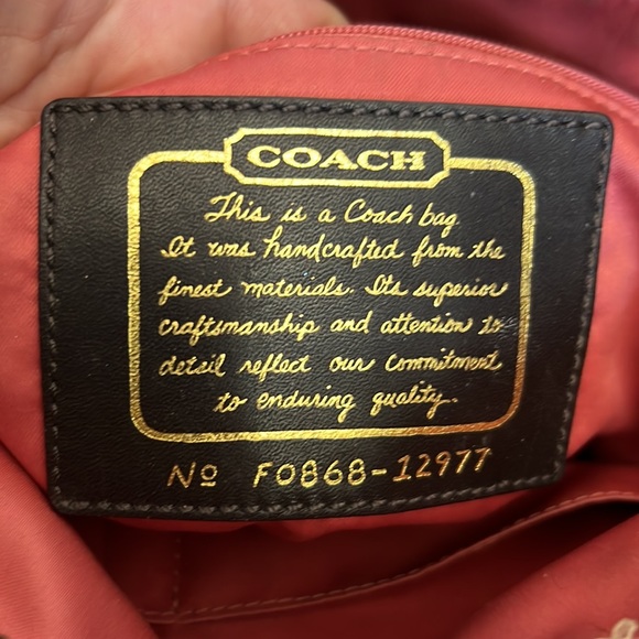 Coach bag No F0868-12977 - Picture 7 of 9